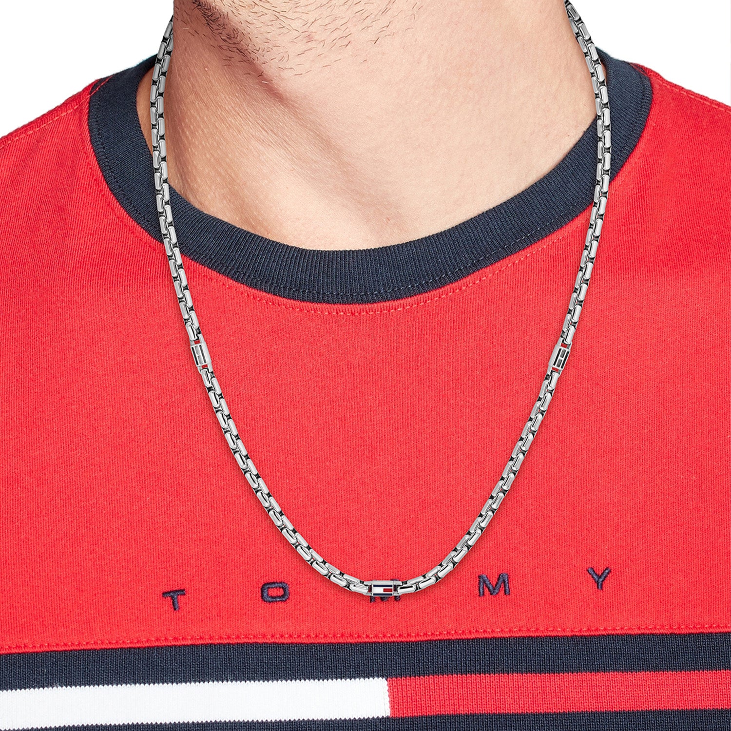 Tommy Hilfiger Edelstahl Silberfarbenes Herren Halskette TJ2790672 - Image 2
