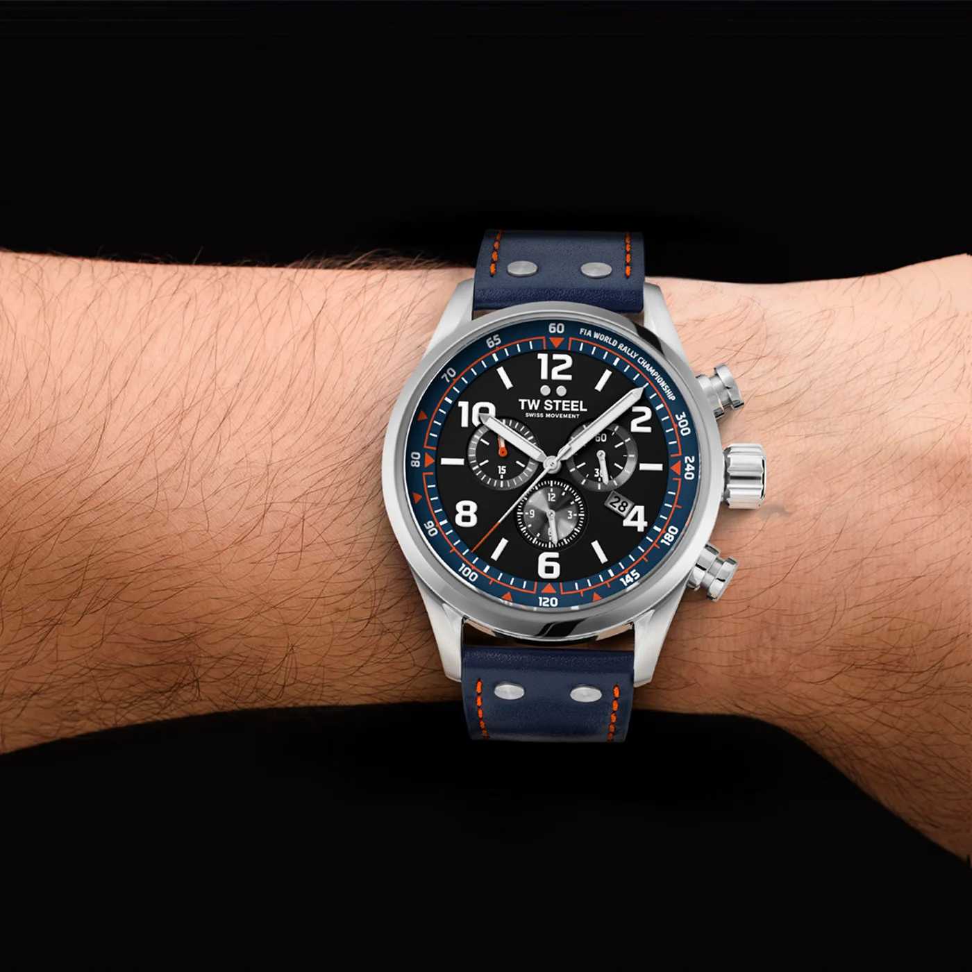 TW Steel Volante Fast Lane herren Uhr Blau TWSVS311 - Image 2