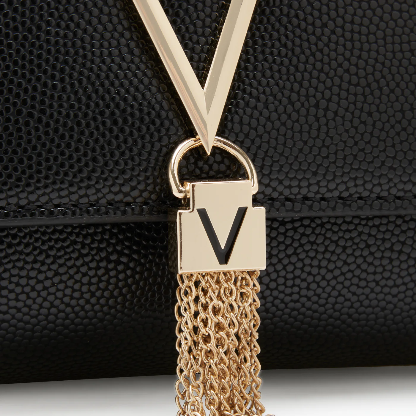 Valentino Bags Divina Damen Umhängetasche Schwarz VBS1R403GNERO/GOLD - Image 3