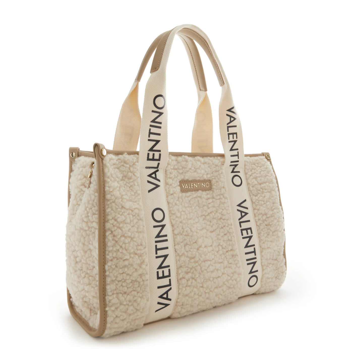 Valentino Bags Special Camy Beige Shopper VBS7L301BEIGE - Image 4