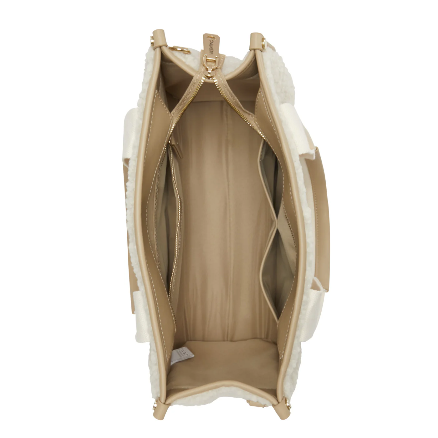 Valentino Bags Special Camy Beige Shopper VBS7L301BEIGE - Image 6
