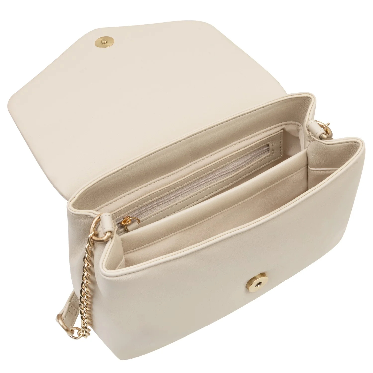 Valentino Bags Stella Ecru Umhängetasche VBS9AK09ECRU - Image 3