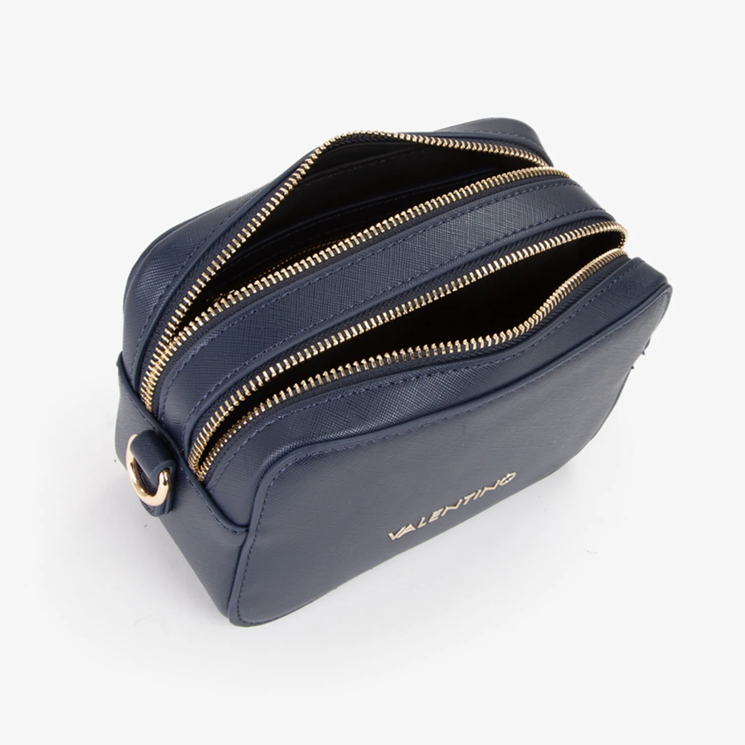 Valentino Bags Zero Re Blaue Umhängetasche VBS7B306BLUNOTTE - Image 4