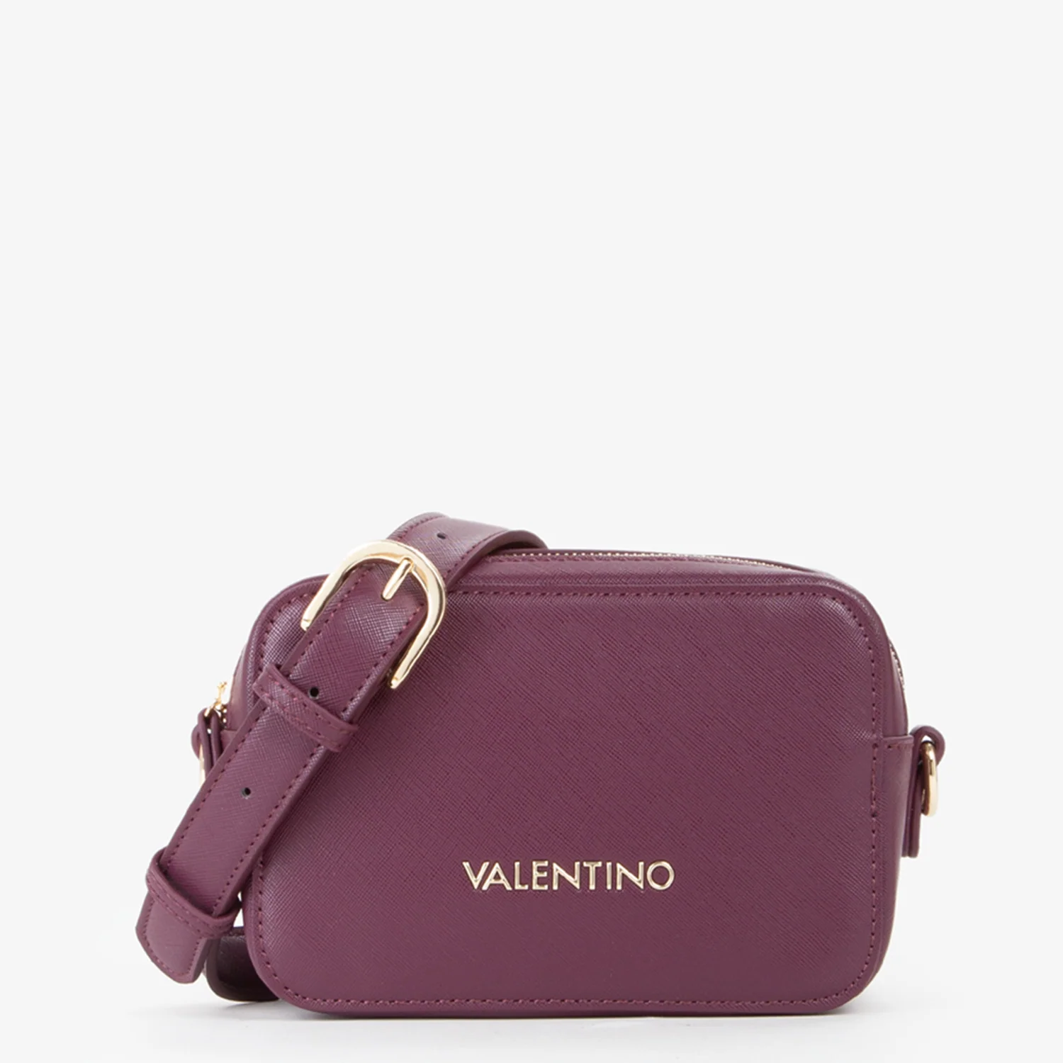 Valentino Bags Zero Re Bordeauxfarbene Umhängetasche VBS7B306PRUGNA - Image 2