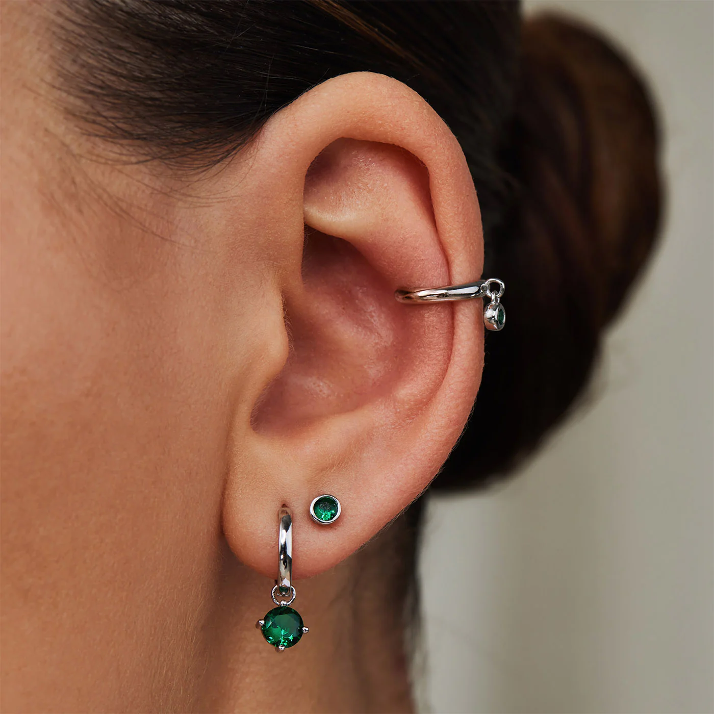 Violet Hamden Venus 925 Sterling Zilveren Ear Cuff Met Geboortesteen VH370001-MAR - Image 2