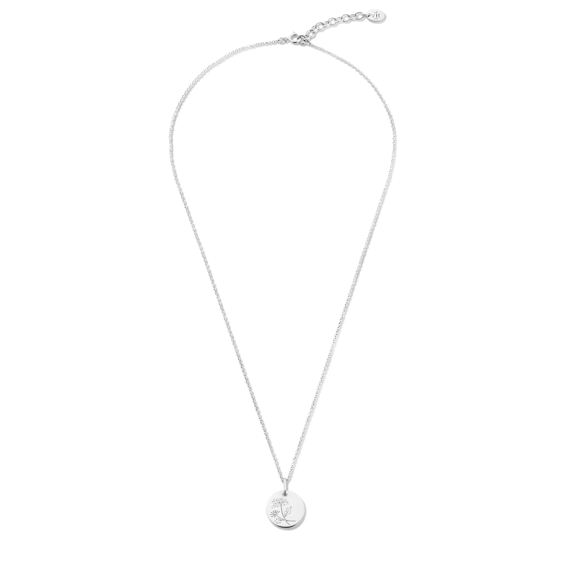 Violet Hamden Venus 925 Sterling Silberne Halskette mit Geburtsblume VH340026-NOV - Image 7