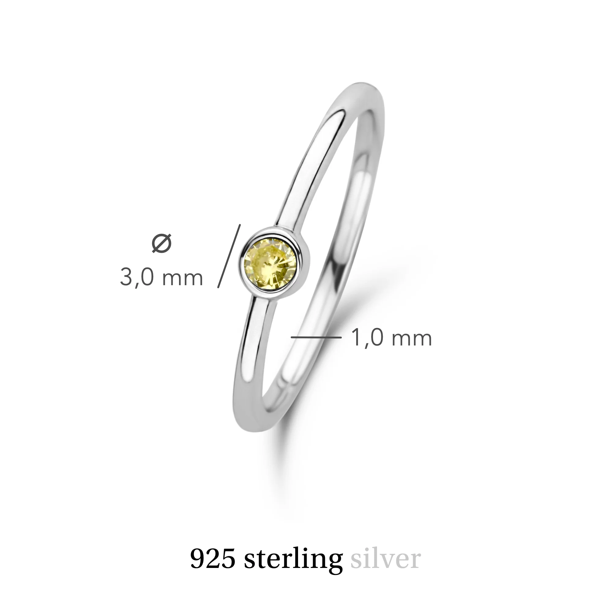 Violet Hamden Venus 925 Sterling Silberner Ring mit Geburtsstein VH330007NOV-60 - Image 5
