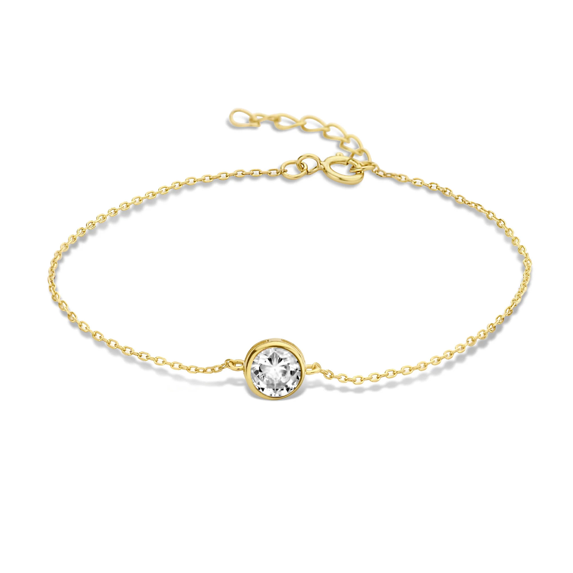 Violet Hamden Venus 925 Sterling Silbernes Vergoldetes Armband mit Geburtsstein VH320010-DEC