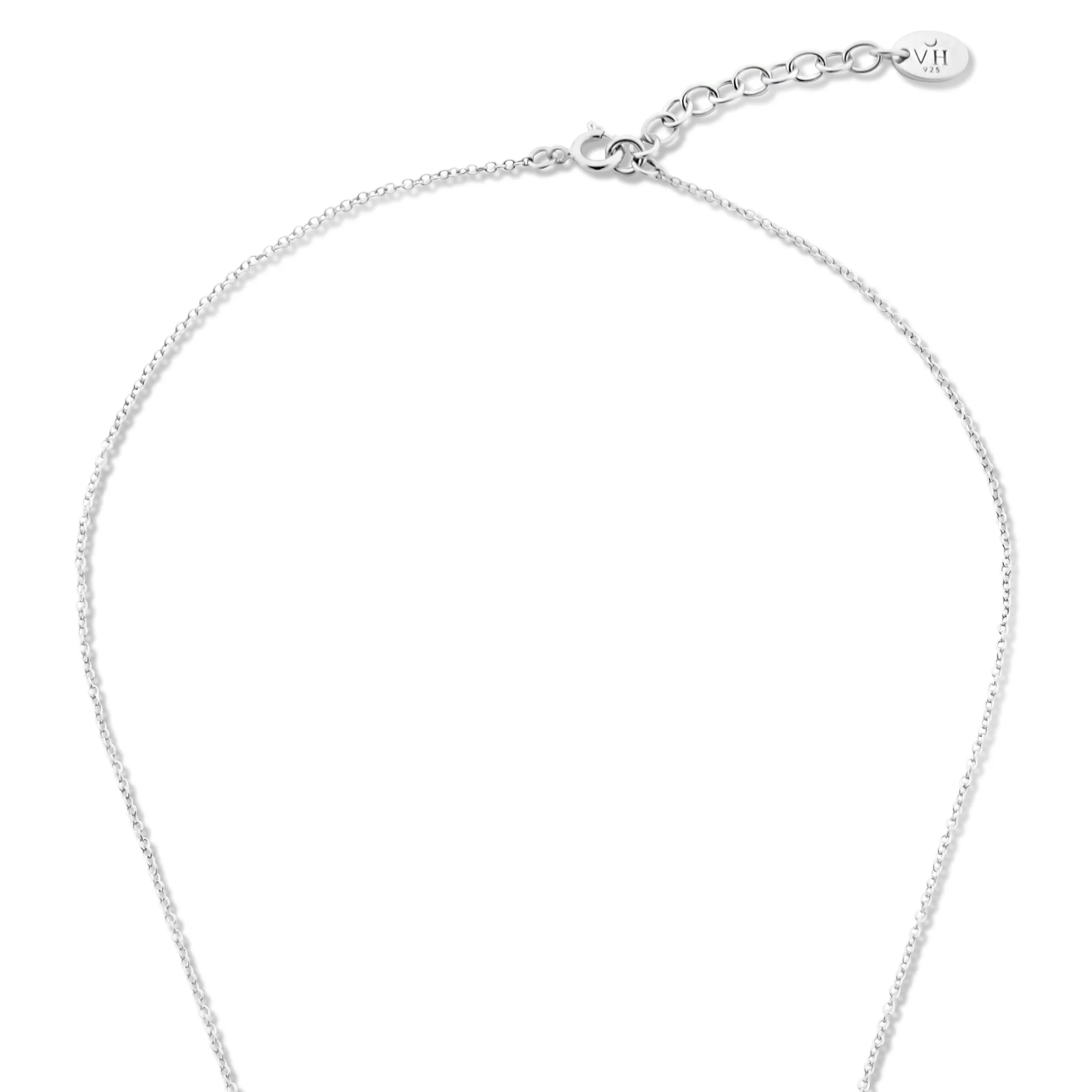 Violet Hamden Venus 925 Sterling Silberne Halskette mit Geburtsblume VH340026-APR - Image 8